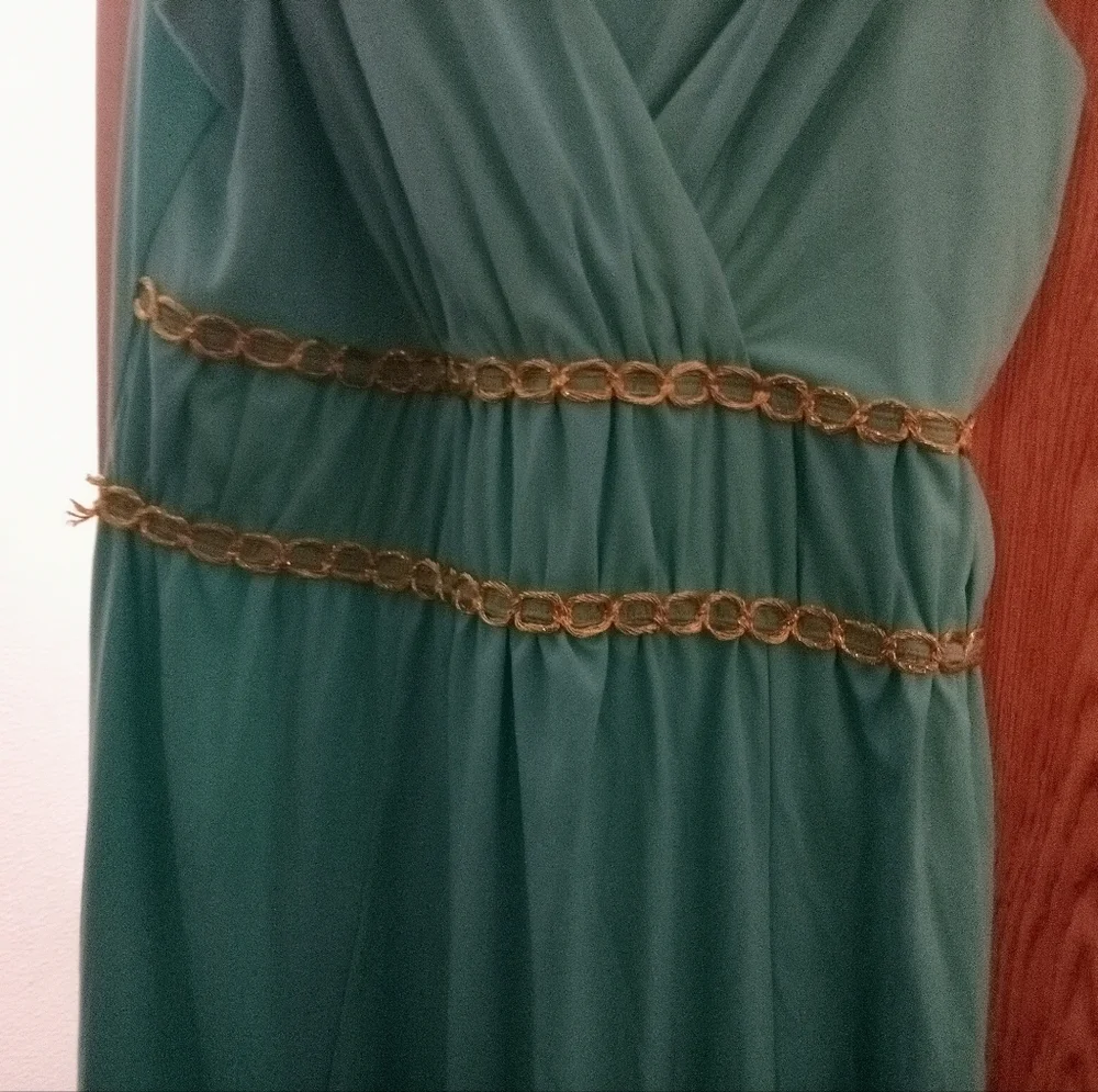 Aphrodite Women's XL 16/18 Ombre Blue Halloween Cosplay Dress - Picture 5 of 6